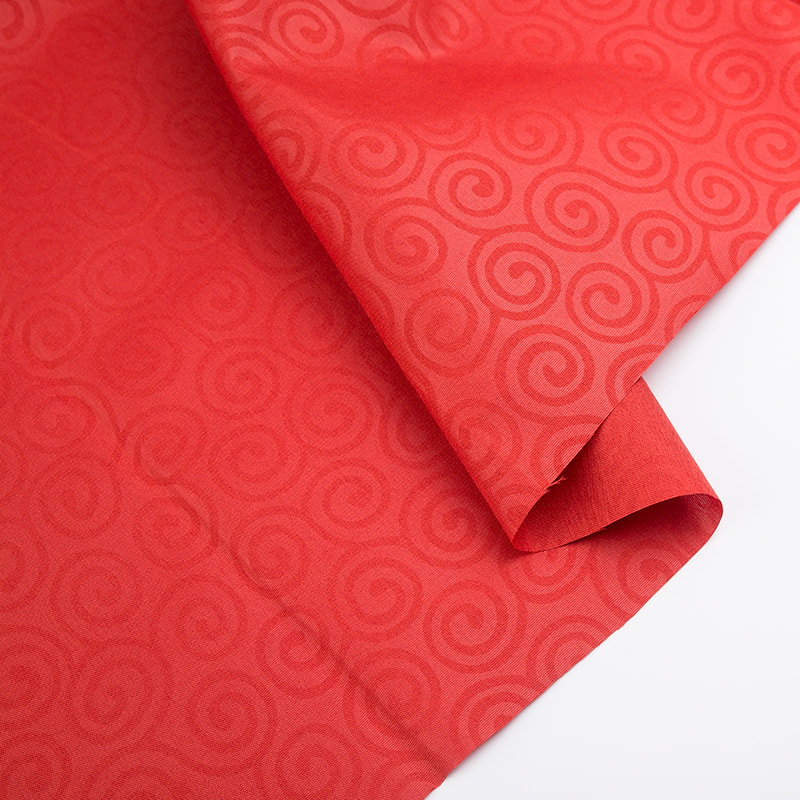Plain dyed embossed home textile  fabric