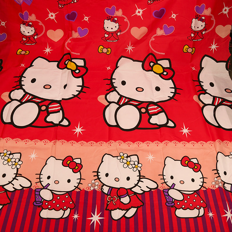 Pigment printed home textile  fabric