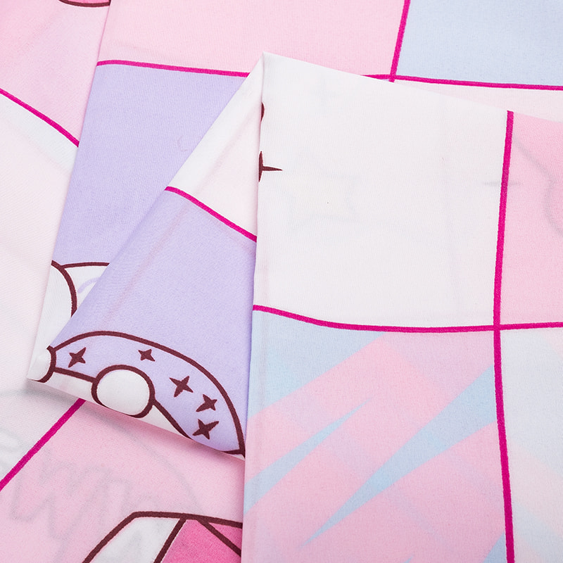 Disperse printed home textile  fabric
