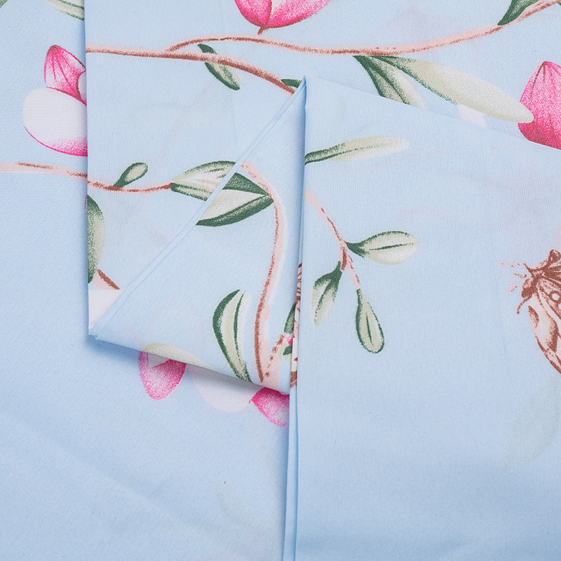 Disperse printed home textile  fabric