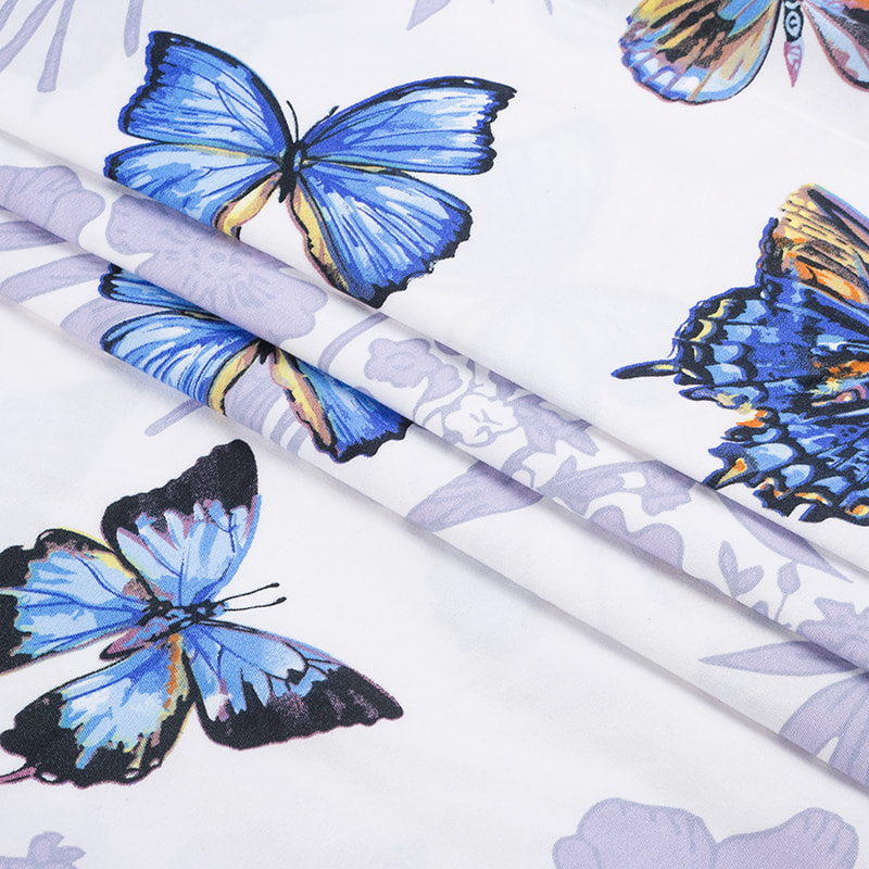 Disperse printed home textile  fabric