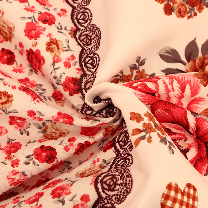Disperse printed home textile  fabric