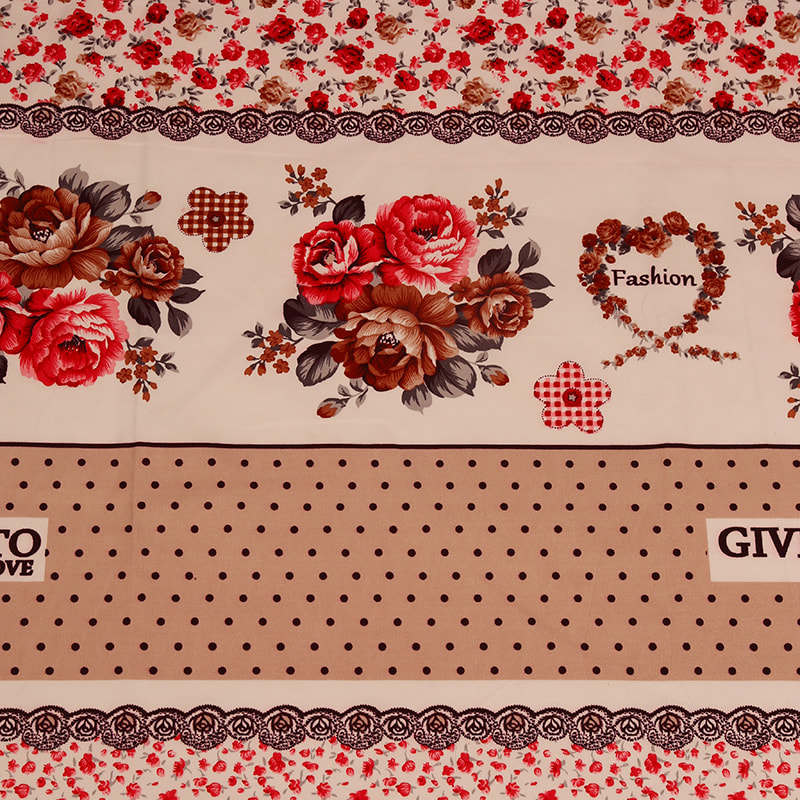 Disperse printed home textile  fabric