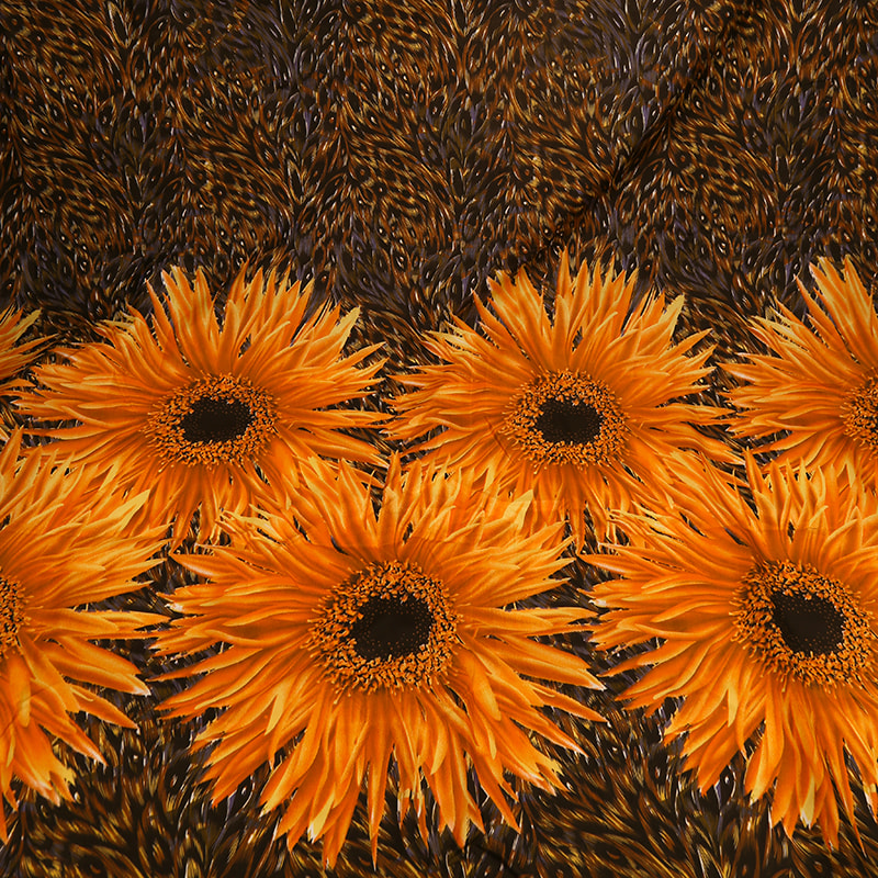 Pigment printed home textile  fabric