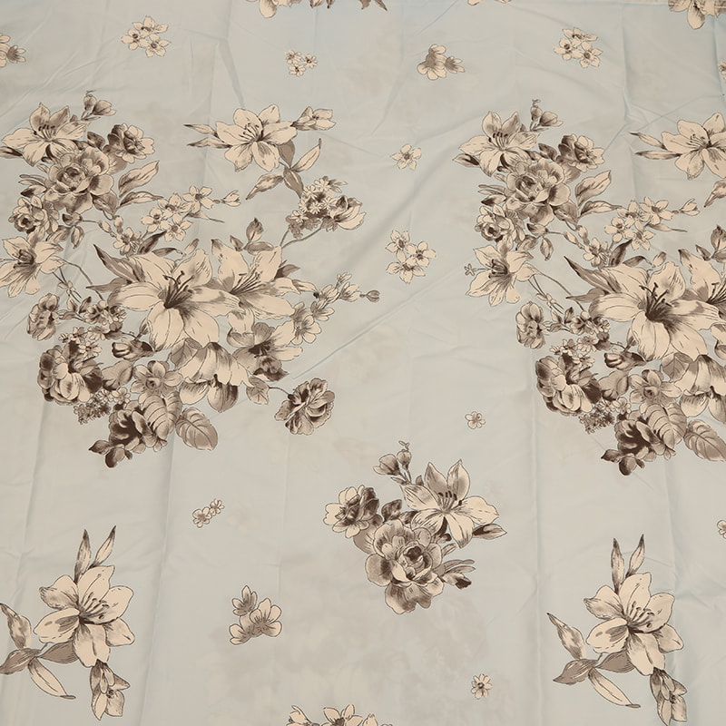 Pigment printed home textile  fabric