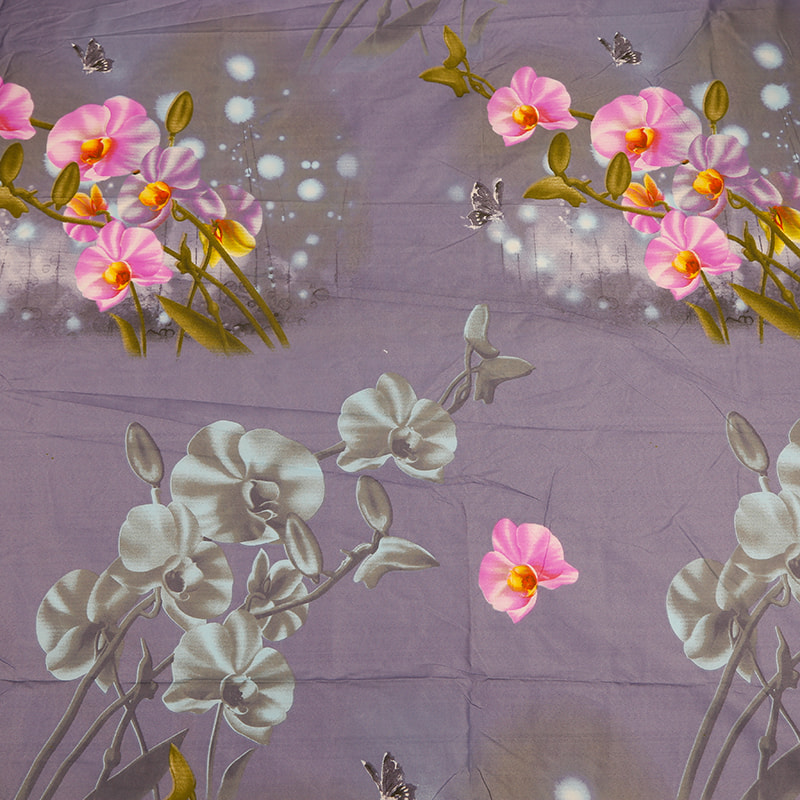 Pigment printed home textile  fabric
