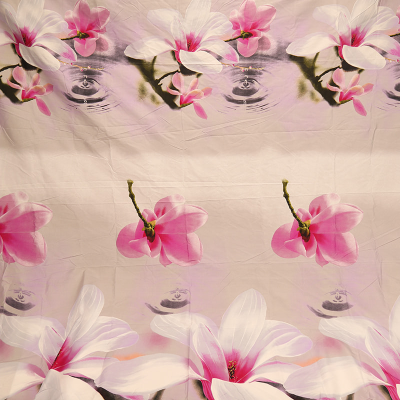Pigment printed home textile  fabric