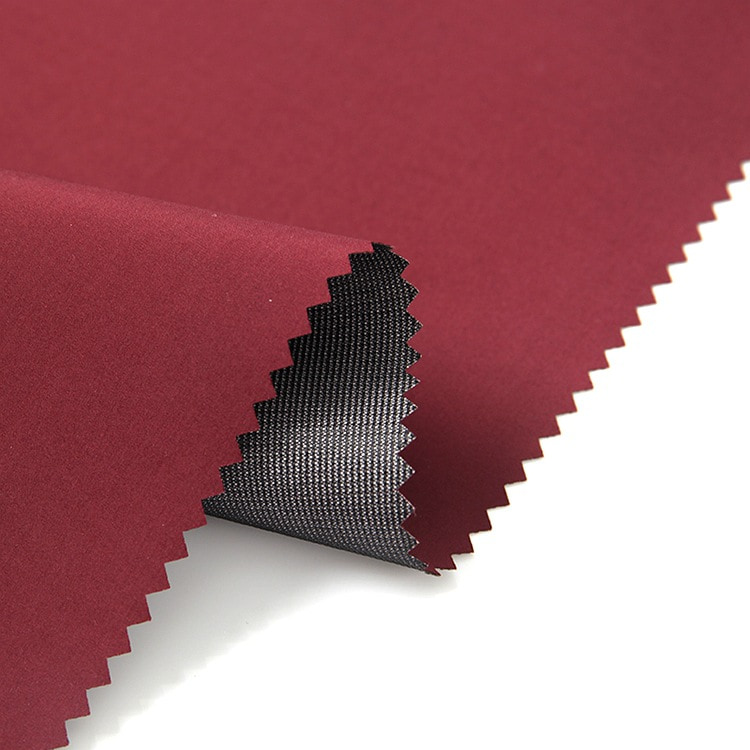 New design polyester pongee dyed printed fabric 50D high elastic four-sided stretch  lining fabric