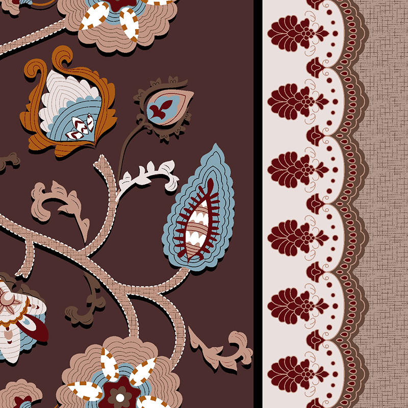 Microfiber Disperse Printing Fabric 3D Flower Fabric