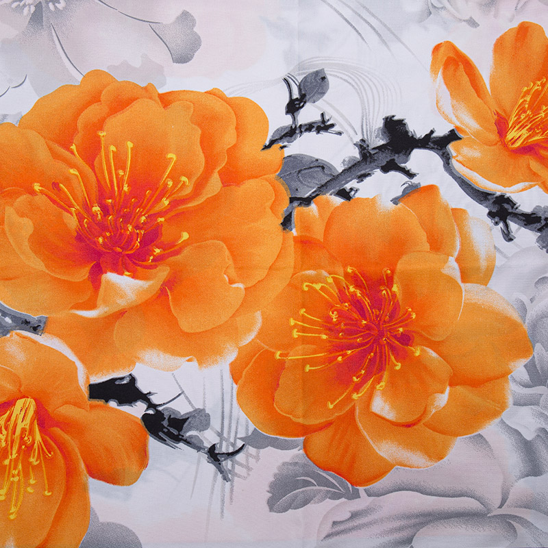 Premium 255cm Width 85gsm Polyester Fabric with Disperse Printing for Home Use