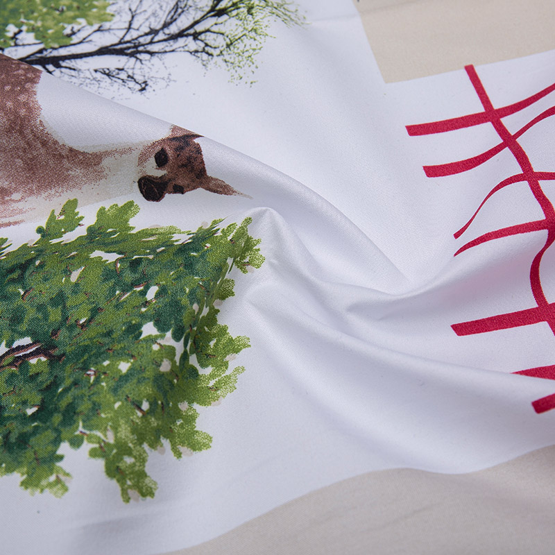 Polyester Microfiber Fabric 260cm 92gsm Disperse Printed for Home Textile